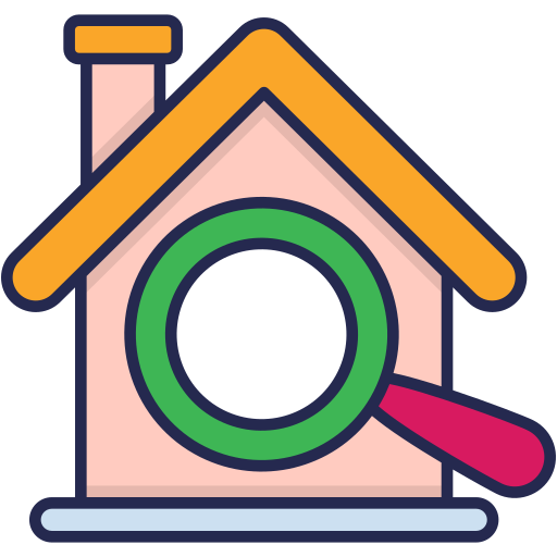 Search house Generic Outline Color icon