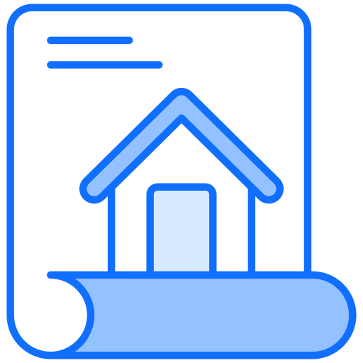 住宅保険 Generic Blue icon