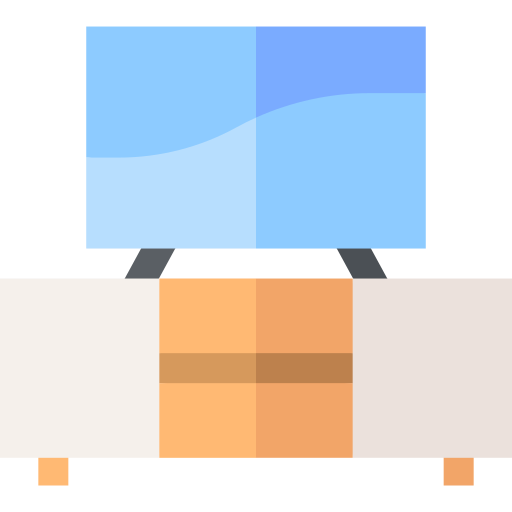 テレビ Basic Straight Flat icon