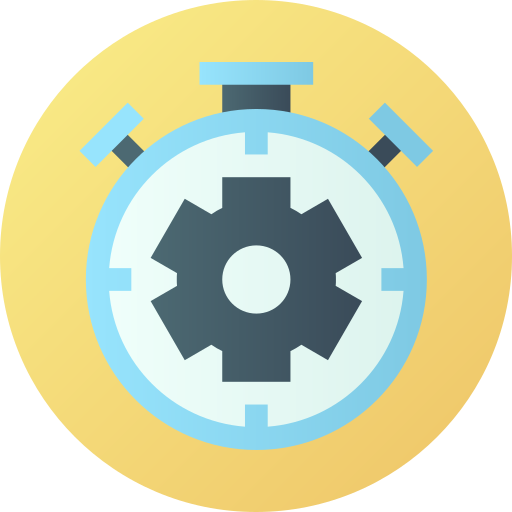 productivity Flat Circular Gradient icono