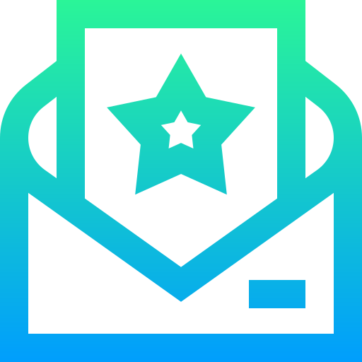 Letter Super Basic Straight Gradient icon