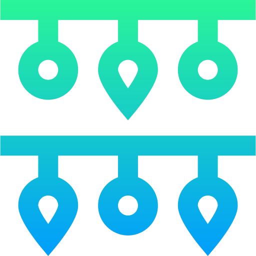 스트링 조명 Super Basic Straight Gradient icon