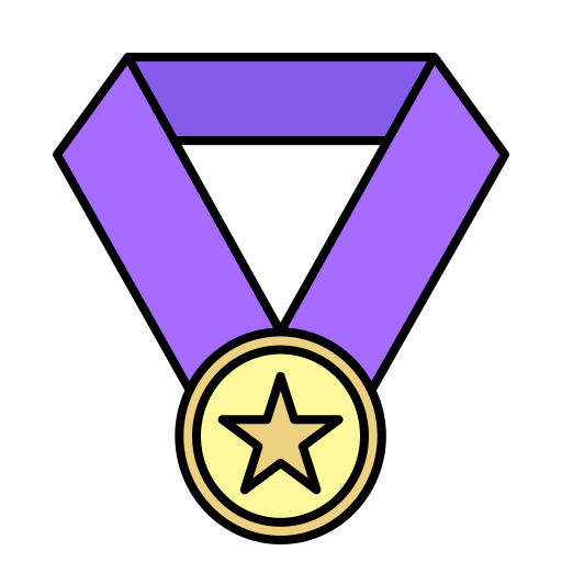 medaille Generic Outline Color icon