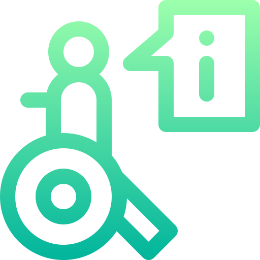 Information Basic Gradient Lineal color icon