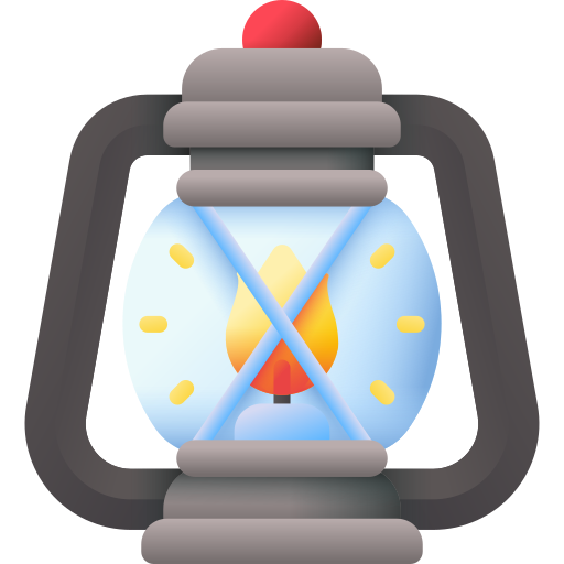 등유 램프 3D Color icon