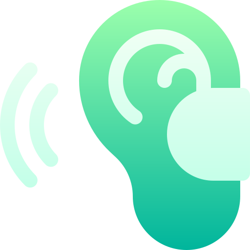 補聴器 Basic Gradient Gradient icon