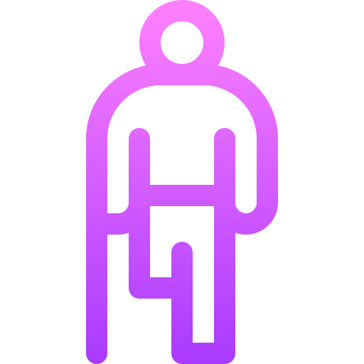 Disabled people Basic Gradient Lineal color icon