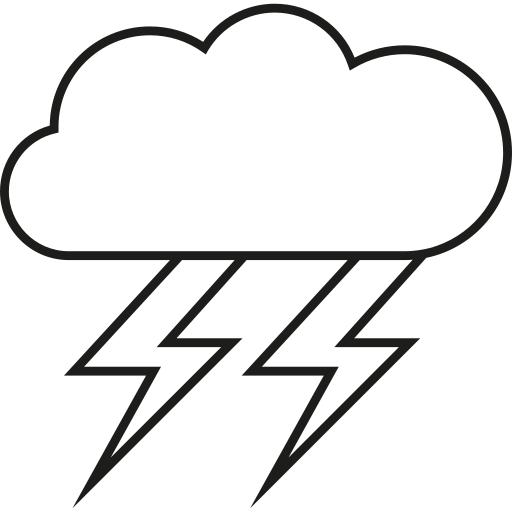 Lightnings Generic Detailed Outline icon