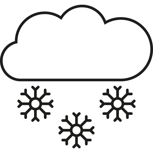 Snowing Generic Detailed Outline icon