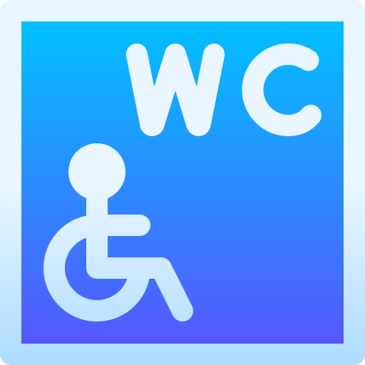 signo de discapacitados Basic Gradient Gradient icono