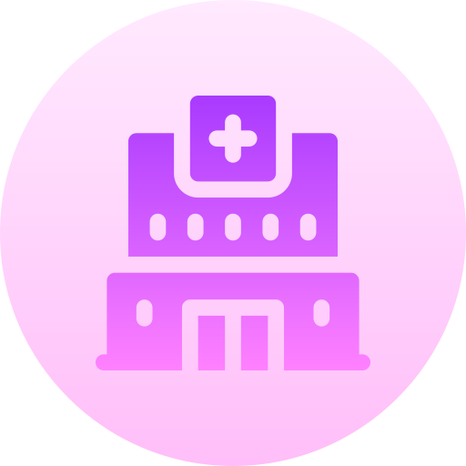 ospedale Basic Gradient Circular icona