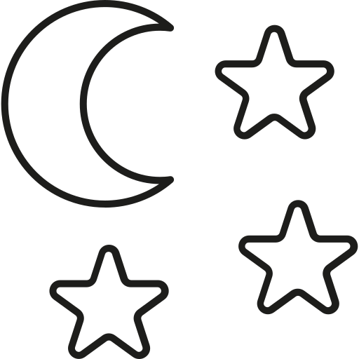 Night Generic Detailed Outline icon