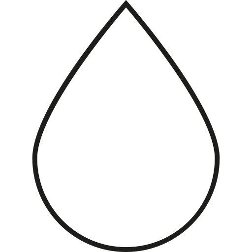 gota de agua Generic Detailed Outline icono