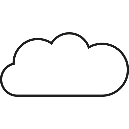chmura Generic Detailed Outline ikona