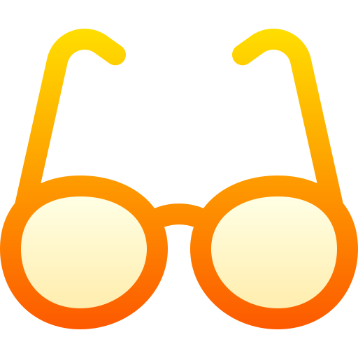 안경 Basic Gradient Gradient icon