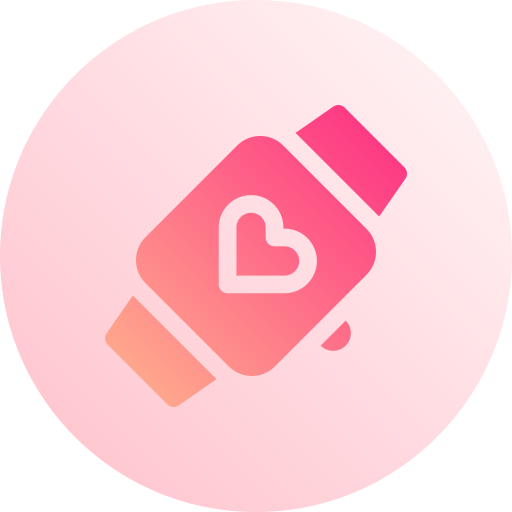 Smartwatch Basic Gradient Circular icon