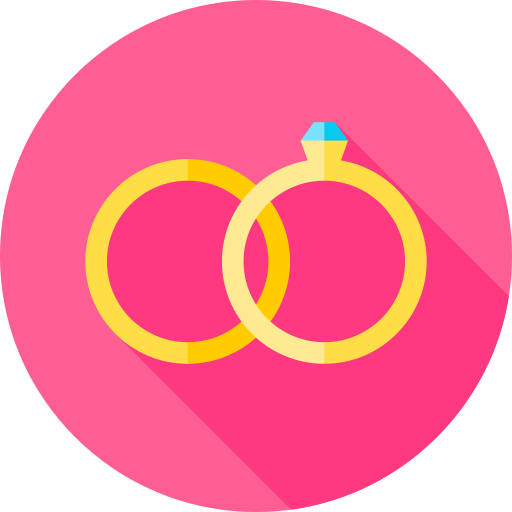 anelli di fidanzamento Flat Circular Flat icona