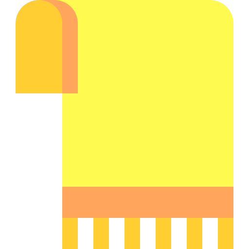 Towel Basic Sheer Flat icon