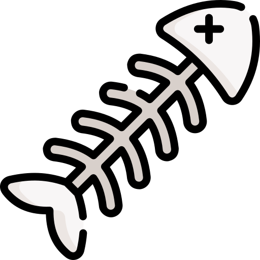Рыбная кость Special Lineal color иконка