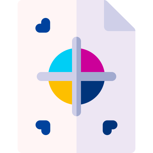 drukproef Basic Rounded Flat icoon