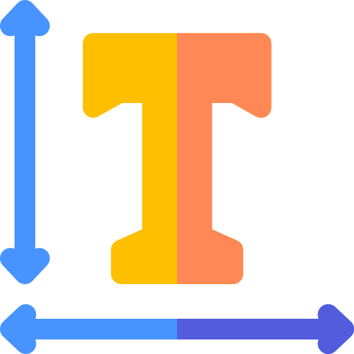 tekst Basic Rounded Flat ikona