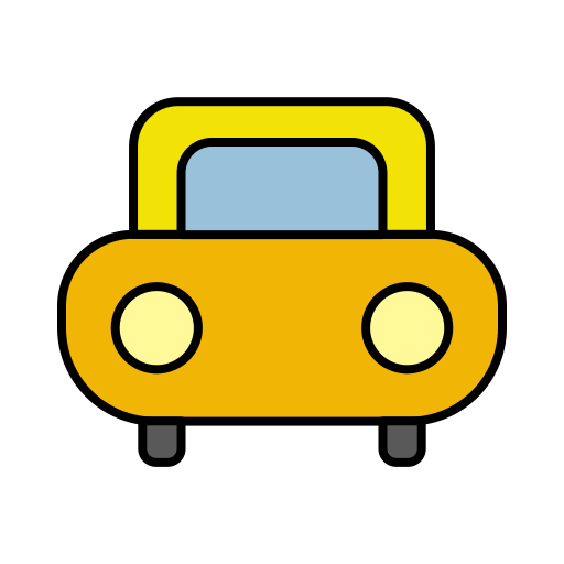 coche Generic Outline Color icono