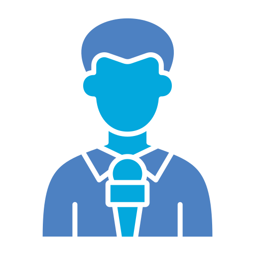 journalist Generic color fill icon
