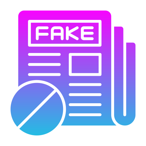 Fake news Generic gradient fill icon