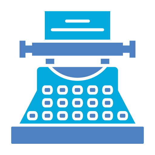 タイプライター Generic color fill icon