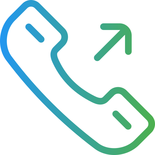 Outgoing call Generic Gradient icon