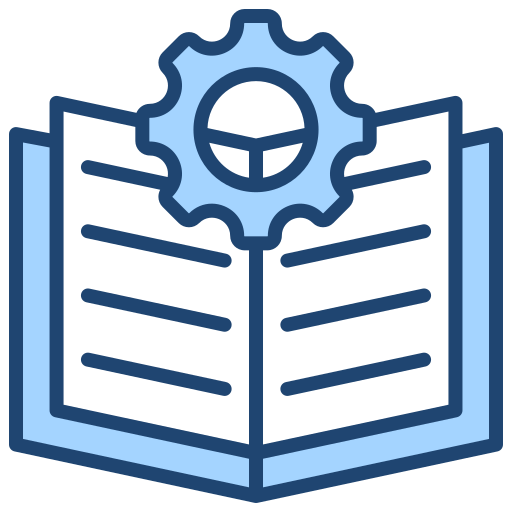 Manual book Generic Blue icon