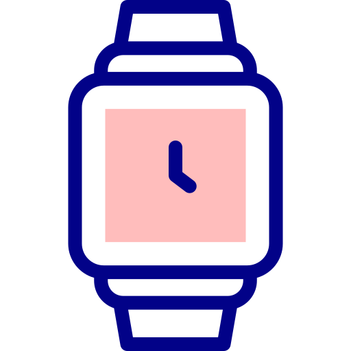 Watch Detailed Mixed Lineal color icon