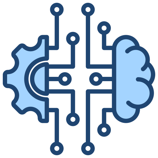 machine learning Generic Blue icon