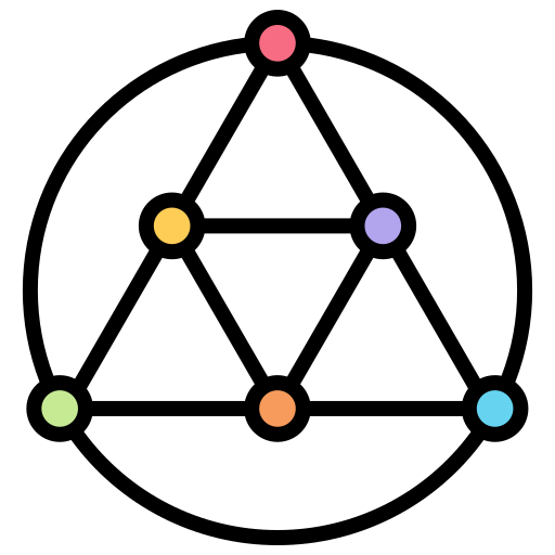 sieć neuronowa Generic Outline Color ikona