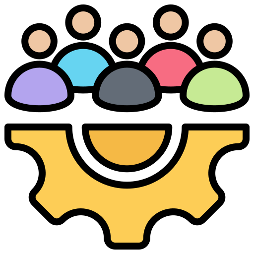 チーム管理 Generic Outline Color icon