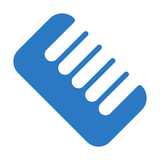 Hair comb Generic Blue icon