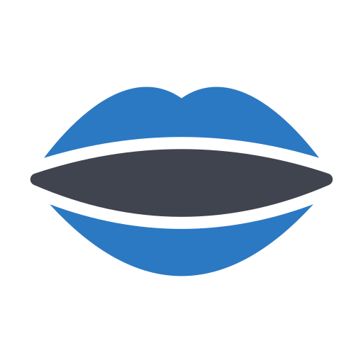 lèvres Generic Blue Icône