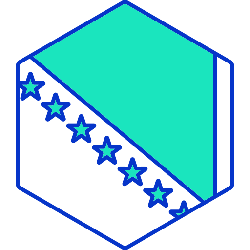 ボスニア・ヘルツェゴビナ Generic Fill & Lineal icon