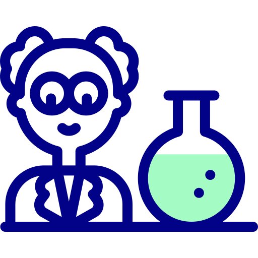 Chemist Detailed Mixed Lineal color icon