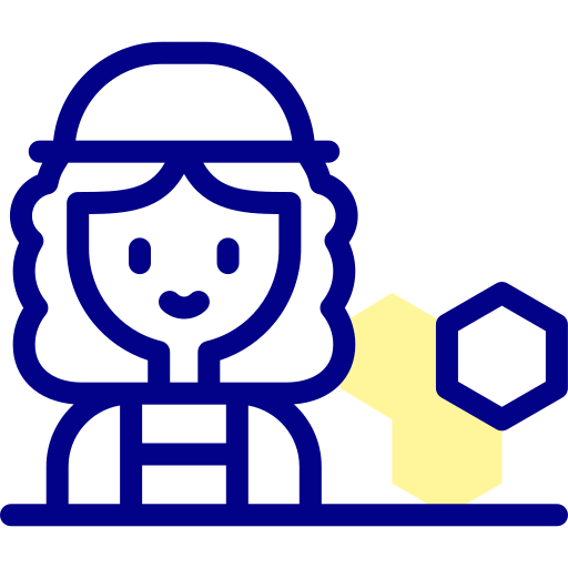 Beekeeper Detailed Mixed Lineal color icon
