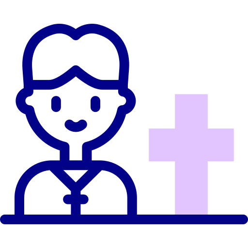 祭司 Detailed Mixed Lineal color icon
