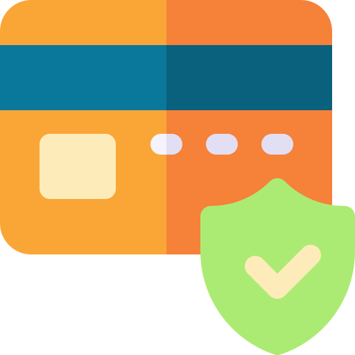 Secure payment Basic Rounded Flat icon
