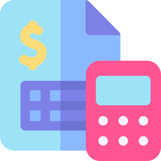 la finance Basic Rounded Flat Icône