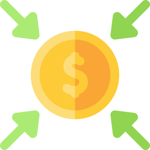 reddito Basic Rounded Flat icona