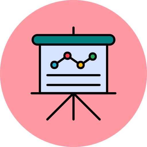 Presentation Generic Outline Color icon