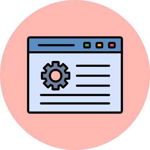 Webpage Generic Outline Color icon