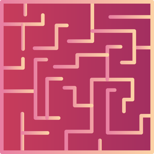 labyrinthe Generic Flat Gradient Icône