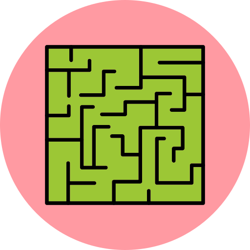 labyrinthe Generic Outline Color Icône