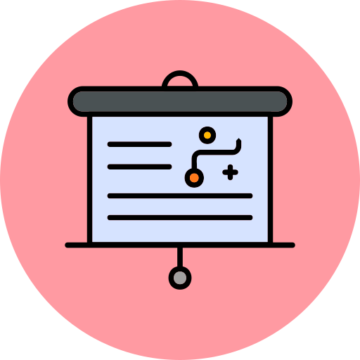 Strategy Generic Outline Color icon