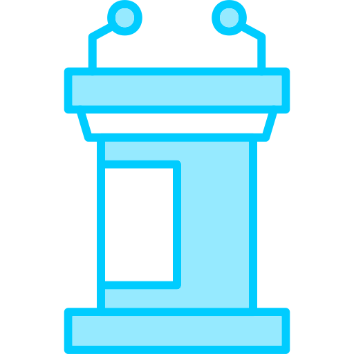 podium Generic Blue icoon